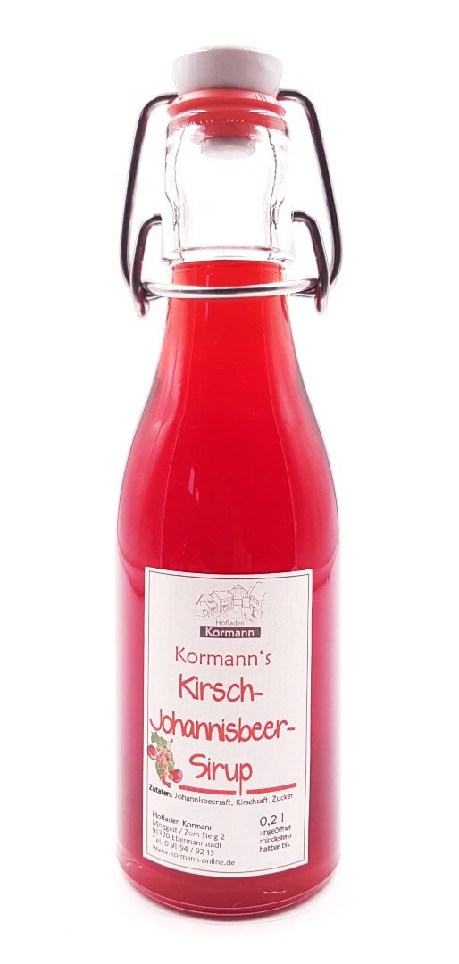 Kirsch-Johannisbeer-Sirup 0,2 l